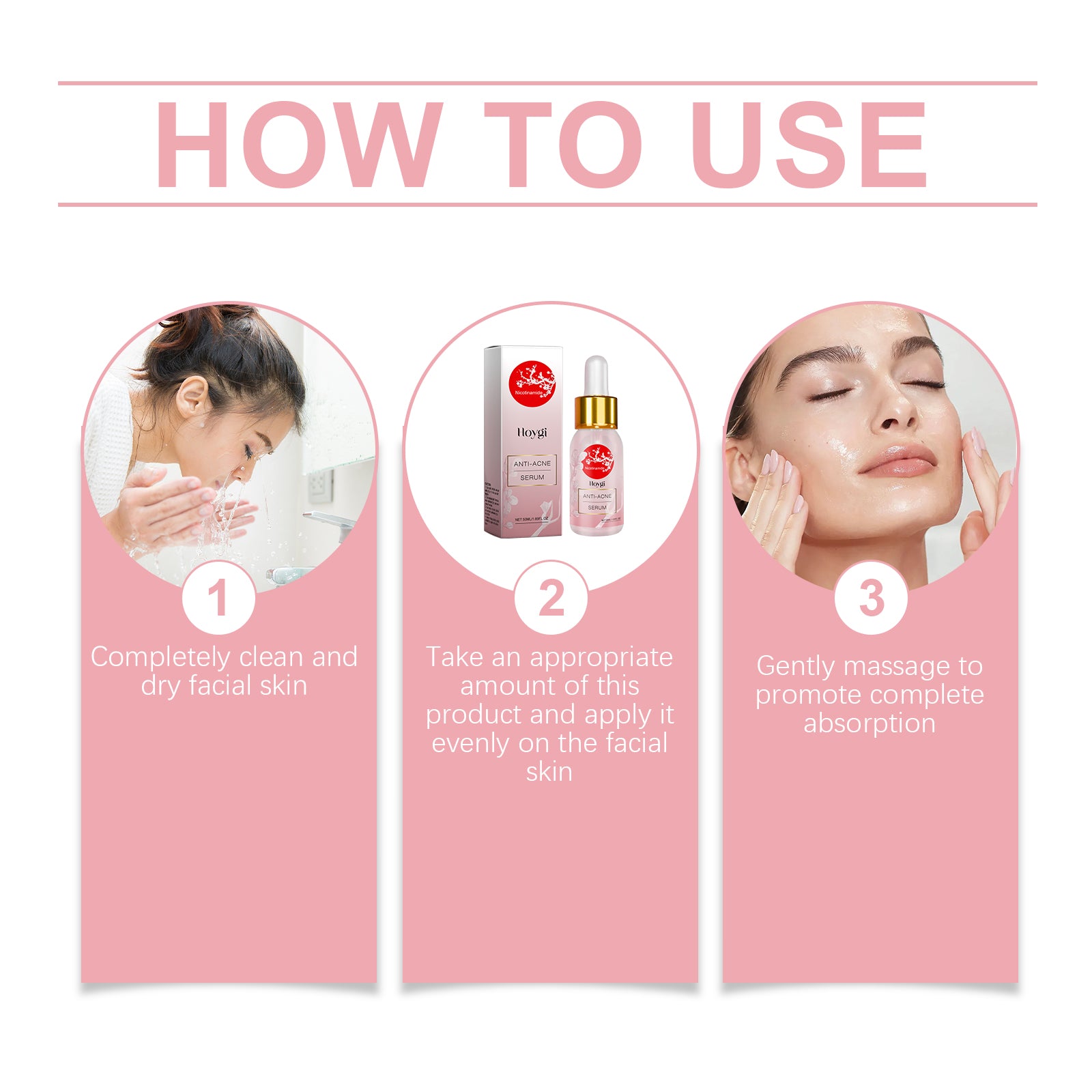 niacin amide anti-acne face serum